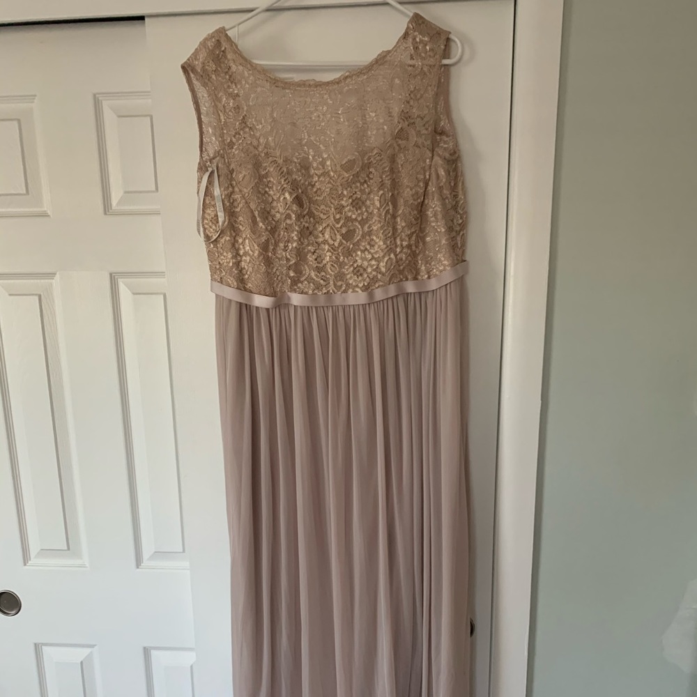 David’s bridal bridesmaid gown